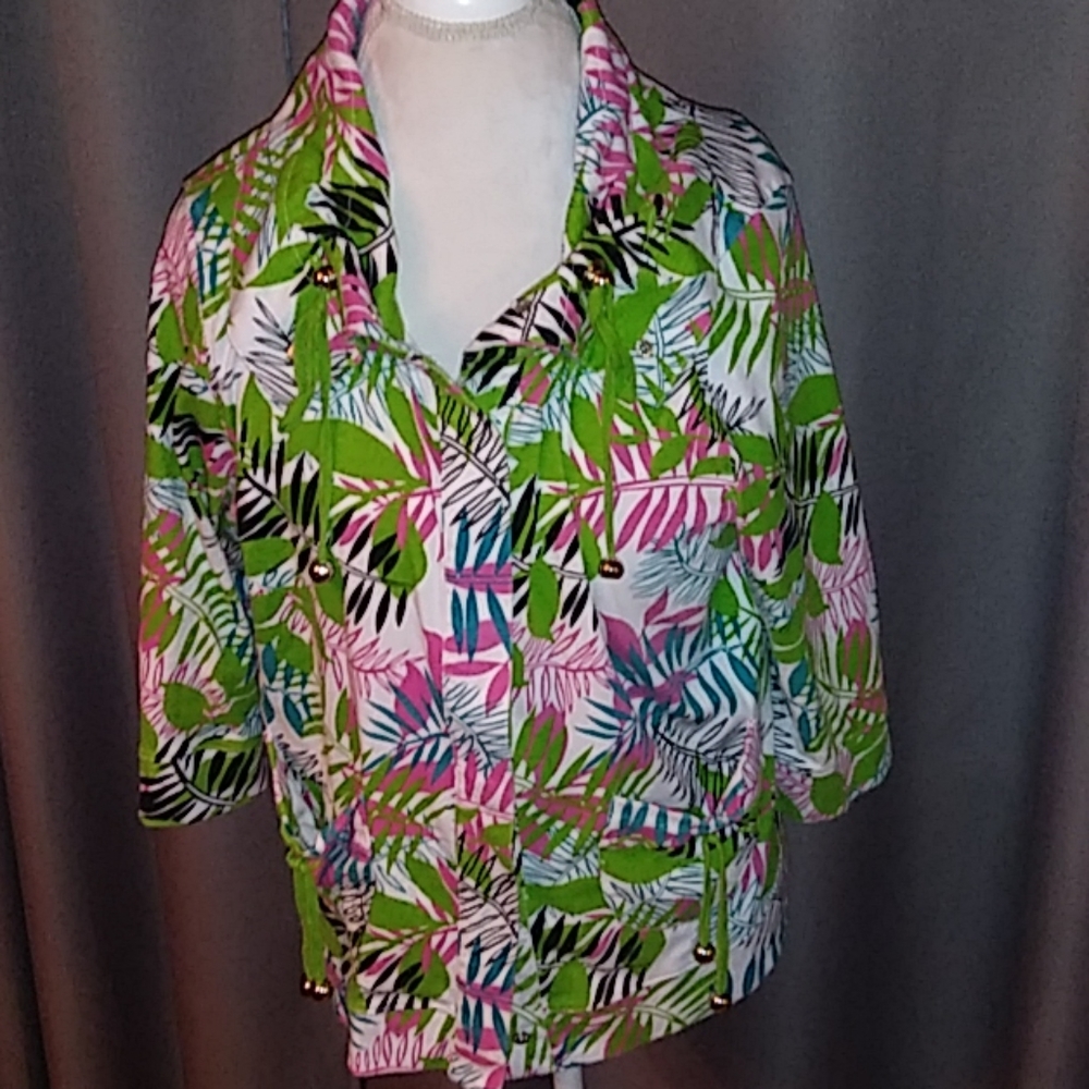 Cotton Button Up Jacket